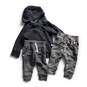 Childhoods gray hoodie & two pairs of joggers
